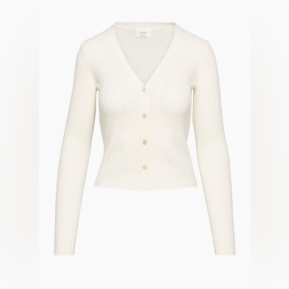 Aritzia I Wilfred Manila Cream Cardigan I Size Small